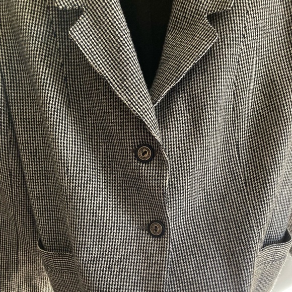 90s checkered blazer - Picture 3 of 5